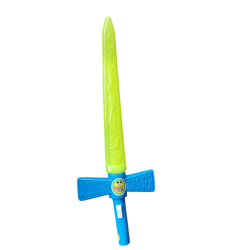 Vintage Walt Disney World on Ice Dragon Master Light up sword